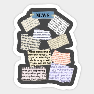 News Notes Sticker